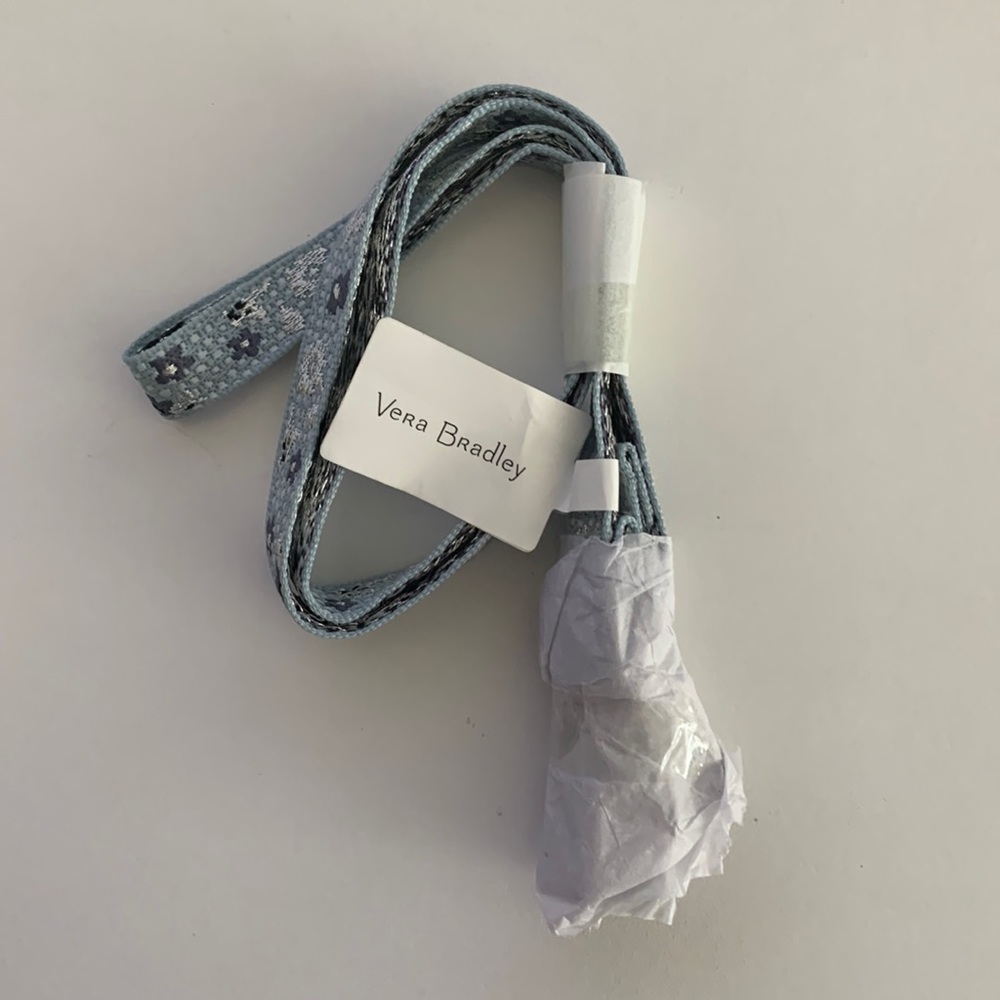 NWT Vera Bradley blue mask lanyard